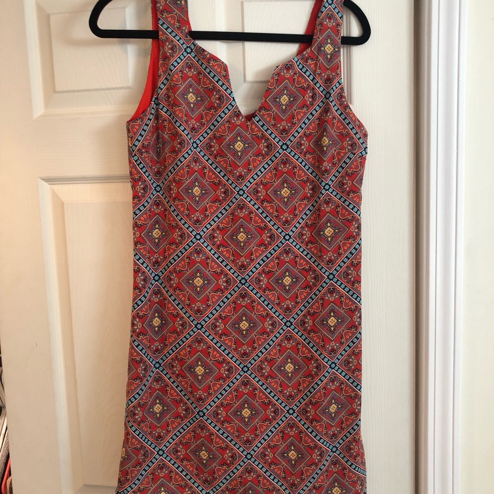 Multicolor a-line dress